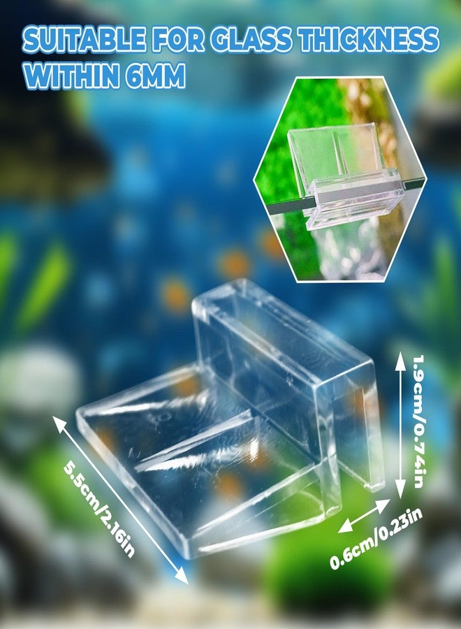 MHLLGN 8 Pack Transparent Acrylic Tank Lid with Clips, Aquarium Lid Hood, Fish Tank Top Cover, Breeder Tank Lid, Acrylic Grid Panel Fish Tank Lid, Aquarium Cover Lid - Image 3